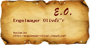 Engelmayer Olivér névjegykártya