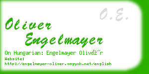 oliver engelmayer business card
